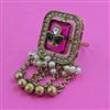 Antique Adjustable Ring with Mehndi Plating