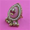 Antique Adjustable Ring with Mehndi Plating