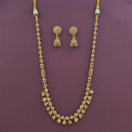 Antique Long Mala with Gold Plating