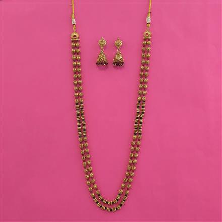 Antique Long Mala with Gold Plating
