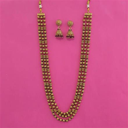 Antique Long Mala with Gold Plating