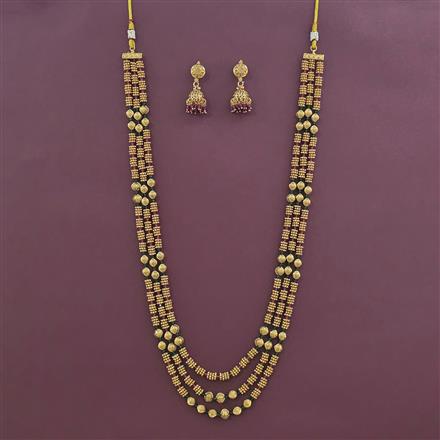 Antique Long Mala with Gold Plating