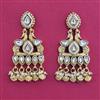 Antique Birds Earring with Matte Gold Plating