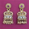 Antique Jhumki with Matte Gold Plating
