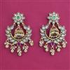 Antique Chand Earring with Mehndi Plating