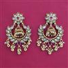 Antique Chand Earring with Mehndi Plating
