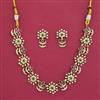 Antique Classic Necklace with Matte Gold Plating