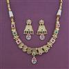 Antique Classic Necklace with Matte Gold Plating
