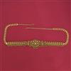 Antique Temple Belt with Matte Gold Plating
