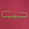 Antique Temple Belt with Matte Gold Plating