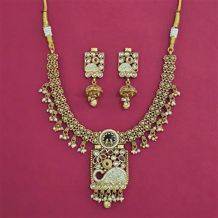 Antique Heritage Necklace with Gold Plating
