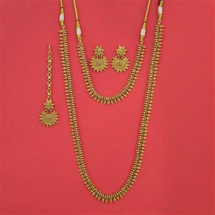 Antique Combo Necklace Set with Gold Plating