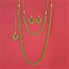 Antique Combo Necklace Set with Gold Plating