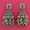 Antique Jhumki with Mehndi Plating