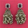 Antique Jhumki with Mehndi Plating