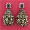 Antique Jhumki with Mehndi Plating