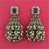 Antique Jhumki with Mehndi Plating