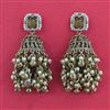Antique Jhumki with Mehndi Plating