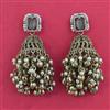 Antique Jhumki with Mehndi Plating