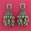 Antique Jhumki with Mehndi Plating