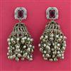 Antique Jhumki with Mehndi Plating