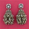 Antique Jhumki with Mehndi Plating