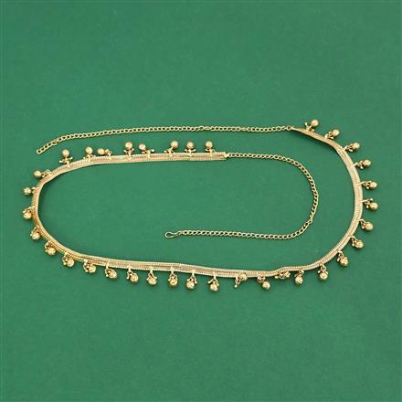Antique Plain Gold Belt with Gold Plating