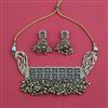 Antique Choker Necklace with Mehndi Plating