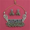 Antique Choker Necklace with Mehndi Plating