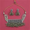 Antique Choker Necklace with Mehndi Plating