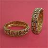 Antique Openable Bangles with Matte Gold Plating
