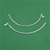 Antique Baby Payal with Rhodium Plating