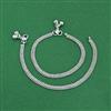 Antique Baby Payal with Rhodium Plating