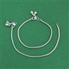 Antique Baby Payal with Rhodium Plating