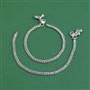Antique Baby Payal with Rhodium Plating