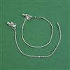 Antique Baby Payal with Rhodium Plating