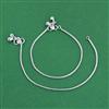 Antique Baby Payal with Rhodium Plating
