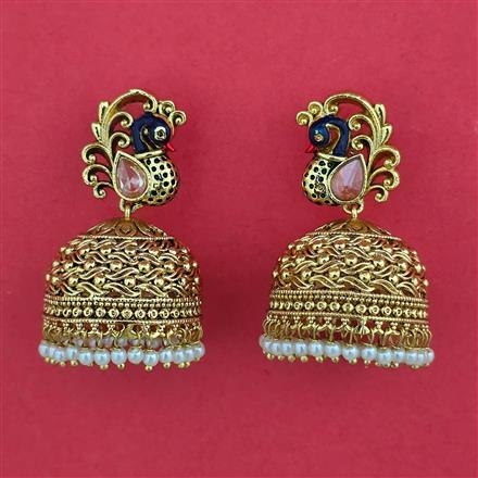 Antique Jhumki with Gold Plating