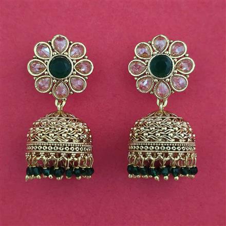 Antique Jhumki with Gold Plating