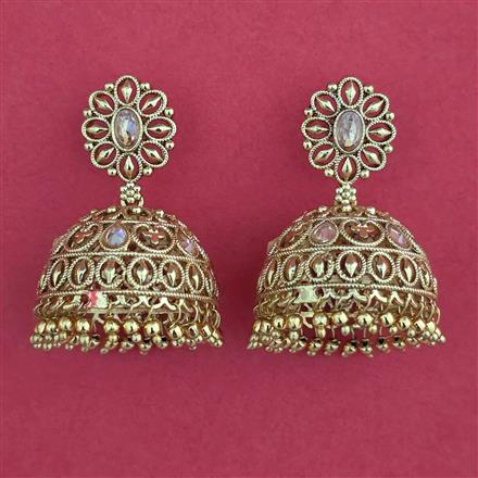 Antique Jhumki with Gold Plating