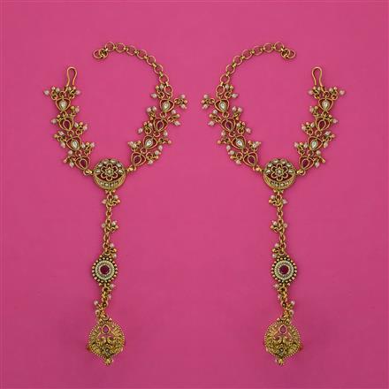 Antique Pearl Hath Pan with Matte Gold Plating