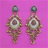 Antique Birds Earring with Matte Gold Plating