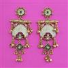 Antique Meenakari Earring with Matte Gold Plating