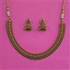 Antique Classic Necklace with Matte Gold Plating