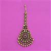 Antique Delicate Tikka with Matte Gold Plating
