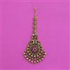 Antique Delicate Tikka with Matte Gold Plating
