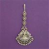Antique Temple Tikka with Matte Gold Plating