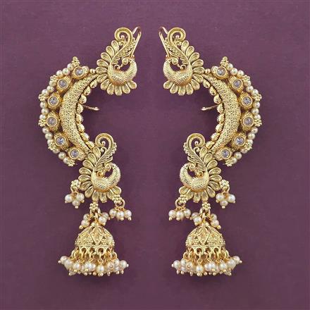 Antique Earcuff with Gold Plating