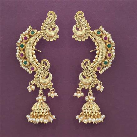 Antique Earcuff with Gold Plating