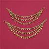Antique Multi Layer Ear Chain with Gold Plating